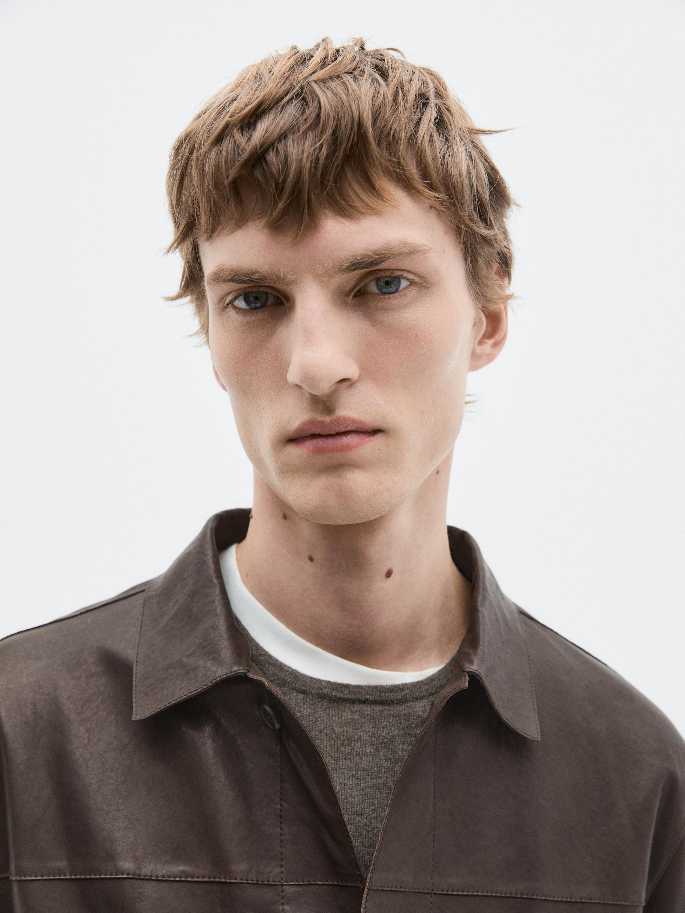 Surchemise en cuir nappa - LIMITED